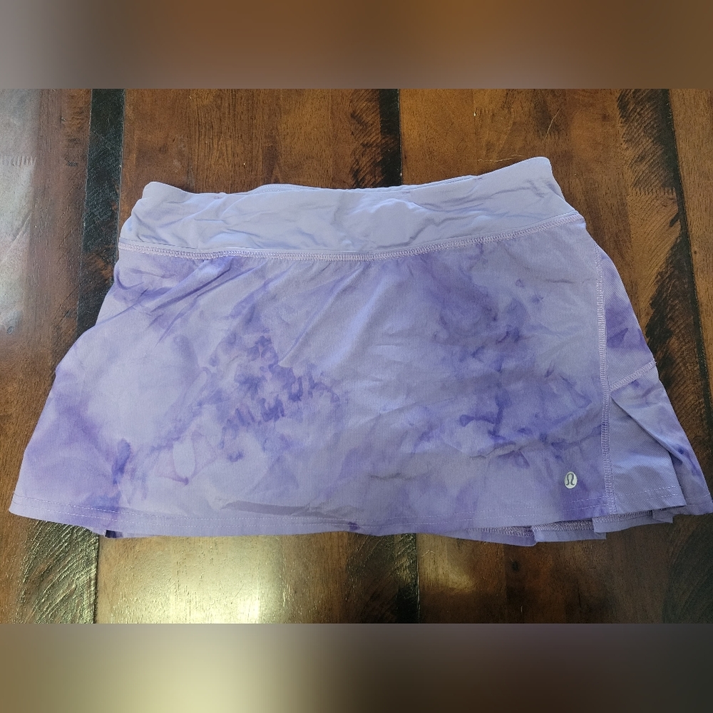 lululemon athletica Women's Purple Tie-Dye Athletic Skort